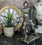 Medieval Holy Roman Empire Crusader Knight In Battle Statue Suit Of Armor Decor