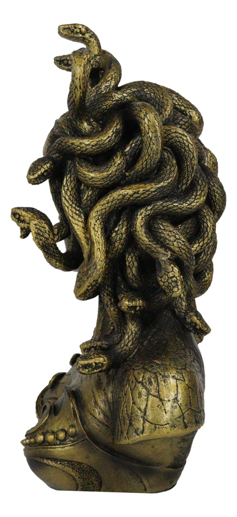 Méduse Gorgone Statue Femme Nue Serpents Sculpture Finition Bronze 21 cm - France Méduse Gorgone Statue Femme Nue Serpents Sculpture Finition Bronze 21 cm - France