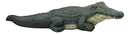 Ebros Gift Large Realistic Crocodile On Belly Crawl Pose Garden Accent Statue Lake Home Patio Pool Exotic Decor of Alligators Crocodiles Caiman Gator Decorative Sculpture Figurine (26" Long) - Ebros Gift