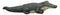 Ebros Gift Large Realistic Crocodile On Belly Crawl Pose Garden Accent Statue Lake Home Patio Pool Exotic Decor of Alligators Crocodiles Caiman Gator Decorative Sculpture Figurine (26" Long) - Ebros Gift