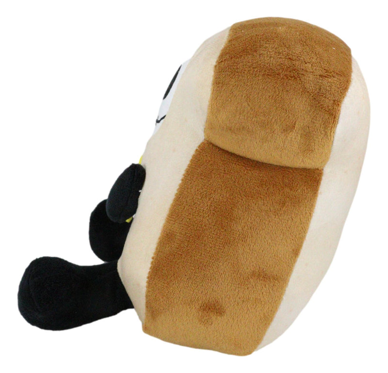 Furry Bones Skeleton Monster Toasty Bread Toast With Cheese Soft Plush Toy Doll