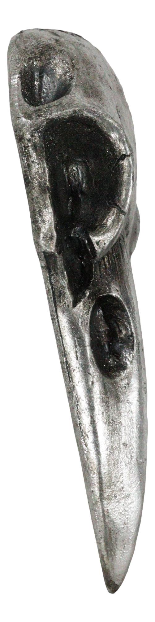 Edgar Poe Nevermore Gothic Raven Crow Skull Decorative Macabre Hand Mirror