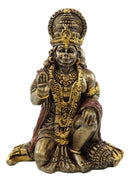 Ebros Hindu Ramayana Hanuman Monkey Hindu God Shiva Incarnate Mini Figurine