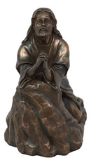 Ebros Agony in The Garden of Gethsemane Statue 6" H Roman Catholic Christian Christus Jesus Christ Kneeling in Prayer Devotional Figurine
