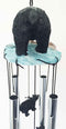 American Black Bear River Fishing Resonant Relaxing Wind Chime Garden Patio