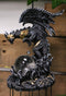 Armored Battle Dragon Crystal Sphere Resonant Relaxing Wind Chime Garden Patio