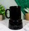 Wicca Vampire Bat Black Cup With Candle Holder Mug Warmer Shadow Caster Set