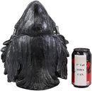 Ebros 11.25" H Gothic Alchemy Arch Evil Grim Reaper Skeleton Invoking Death Statue Electric Plasma Scrying Glass Ball Lamp AC Powered Flashing Lights Party Accent Home Decor - Ebros Gift