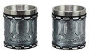Ebros Western Novelty Revolver Pistol Gun Barrel Cylinder Shot Glass 2-Ounce Set of 2