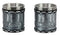 Ebros Western Novelty Revolver Pistol Gun Barrel Cylinder Shot Glass 2-Ounce Set of 2