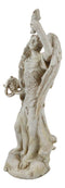Ebros Archangel Saint Uriel Statue 5"H Light And Fire Of God Patron of Confirmation
