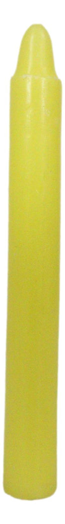 Yellow Success Victory Pack of 12 Wicca Occult Witch Ritual Spell Chime Candles