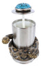 Diamondback Rattlesnake Coiling Around Toothpick Holder Spring Barrel Holder