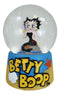 Siren Mermaid With Conch Betty Boop Whimsical Comical Glitter Water Globe 100mm