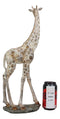 Ebros Large Mosaic Design Peering Giraffe Statue 18.5" Tall Safari Savannah Standing Reticulated Giraffes Long Neck Animal Figurine Madagascar Africa Wildlife Decor and Gifts