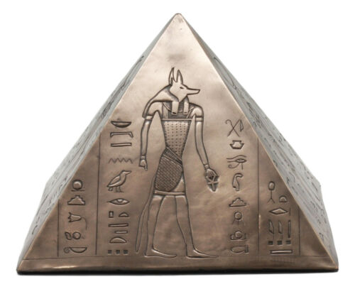 Ebros Egyptian Gods and Deities Anubis Horus Isis Sekhmet Pyramid Cremation Urn