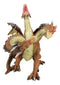 Labors Of Hercules 3 Headed Hydra Dragon Behemoth Attacking Fantasy Figurine