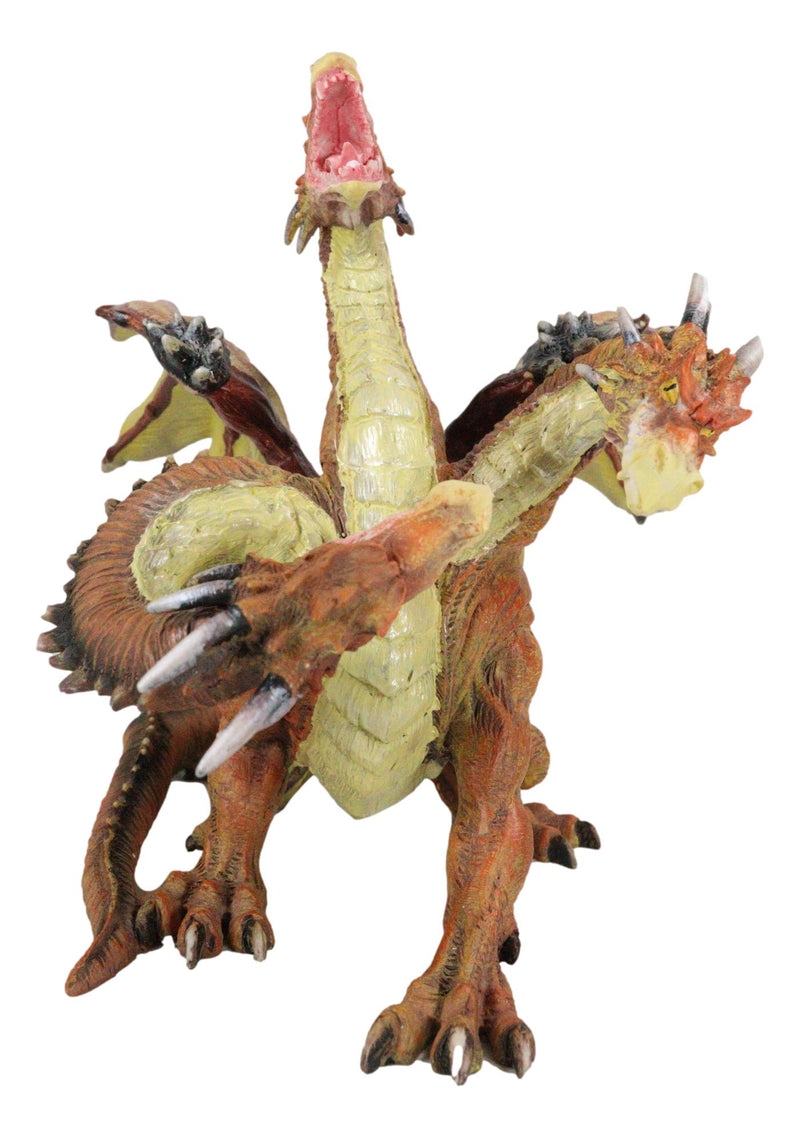 Labors Of Hercules 3 Headed Hydra Dragon Behemoth Attacking Fantasy Figurine