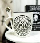 Magical Symbols Pentacles Witches Brew Hexy Witch Coffee Mug And Spoon Set