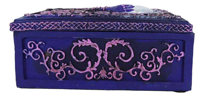 Wicca Fortune Telling Scrying Crystal Ball With Palms Tarot Cards Decorative Box