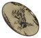 Pack Of 2 Rustic Western Patriotic Swooping Bald Eagle Round Dinner Plates 10"D