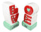 Ebros Season Everything With LOVE Word Cutout Art Magnetic Salt And Pepper Shakers Set