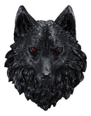 Ebros Large Black Wolf Head with Blood Eyes Wall Decor Plaque 16.5" Tall