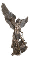 Ebros Archangel Saint Michael Slaying Chained Lucifer Satan 15"H Wall Plaque