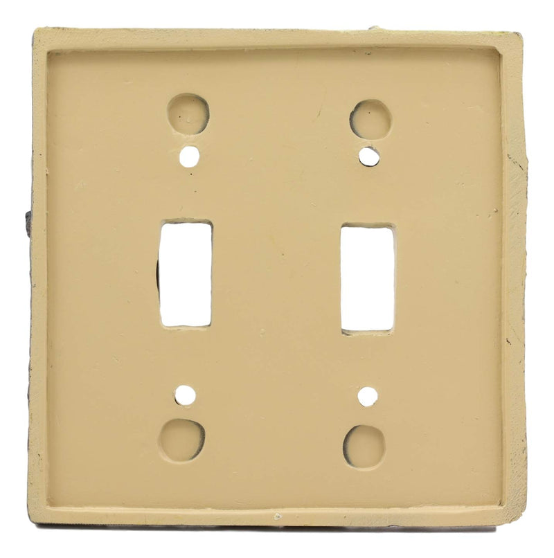 Rustic Western Bear And Cubs Double Toggle Light Switch Plate Cover Set Of 2