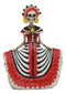 Day Of The Dead Cinco De Mayo Danza De Dama Red Senorita Lady Skeleton Statue