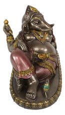 Ebros Vastu Hindu Supreme God of Wisdom & Success Reclining Ganesha Ganapati Figurine