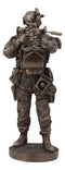 Large Modern Warfare Covert Operation Navy Seal Commando Statue Night Mission