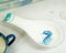 Nautical Marine Blue White Seahorse Ceramic Kitchen Utensil Holder Spoon Rest