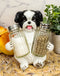 Ebros Hugging Pooch Shih Tzu Glass Salt Pepper Shakers Holder Figurine 6"Tall