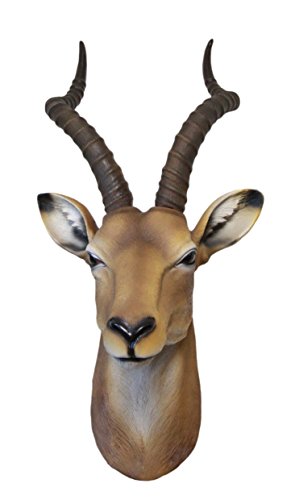 Ebros African Kudu Antelope Taxidermy Wall Mount Sculpture Plaque Figurine 24"H