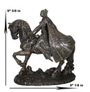 Ebros Celtic Irish Moon Goddess Rhiannon Riding Horse in Arberth Statue 10"H