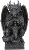 Ebros Gothic Dragon Sentry Gargoyle With Sword Figurine 5.25"H Statue Fantasy