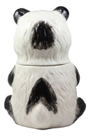 Ebros The Kung Fu Dragon Warrior Giant Panda Ceramic Cookie Jar Collectible Figurine