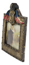 Western Police Emblem Logo Badge Picture Frame with Easel Back for 4"X6" Photo