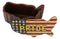 Western Country Patriotic US American Flag Map Memorial Decorative Jewelry Box