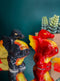 Ebros Twin Feng Shui Yin Yang Dragons Ceramic Magnetic Salt Pepper Shakers Set