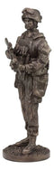 US Military War Soldier Marine Rifleman On Guard Statue 13.5"Tall Infantry Unit