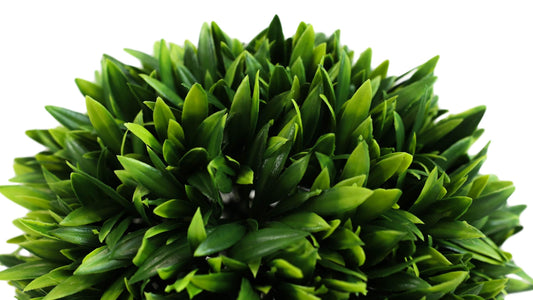 Set Of 3 Home And Garden 9"D Green Artificial Faux Zoysia Grass Topiary Ball