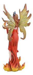 Pele the Fire Goddess Fairy Statue Queen Of Flame Pyre Faerie Fantasy Sculpture