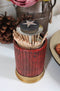 Rustic Lone Western Star Shotgun Bullet Shell Spring Barrel Toothpick Holder