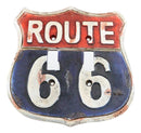 Set of 2 Western US Highway Route 66 Sign Double Toggle Switch Wall Plates