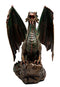 Ebros Lord of The Skies Roaring Rust Fire Dragon Figurine 9" H Mythical Fantasy