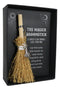 Wicca Witch Broom Magick Broomstick With Sorcerer Magic Hat Pendant Lucky Charm