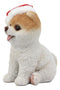 Christmas Boo The World's Cutest Pomeranian Dog Statue Pet Pal Dogs Collectible