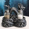 Oriental Gothic Dragon King Riding Over The Clouds Salt And Pepper Shakers Set